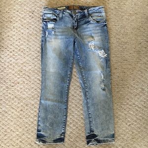 KUT Crops worn 1x!  Crops Jeans